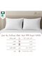 100% Cotton Pillow Cases 48 x 74 cm White 400 Thread Count - 2