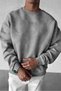 Men's Grimelange Crew Neck Hoodless Winter Sweatshirt