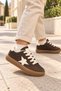 Star-Patterned Rubber Sole, Lace-Up, Casual Unisex Boys'/Girls' Kids' Sneakers - 8