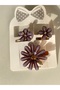 HAIR CLIP - 3-PIECE SET WITH FLOWERS - 5