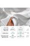 100% Cotton Pillow Cases 48 x 74 cm White 400 Thread Count - 5