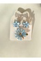 HAIR CLIP - 3-PIECE SET WITH FLOWERS - 7