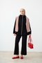 Women's Zipper-Front Hooded Sweatsuit Set, Black - 3