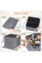 Shoe Storage Organizer for Closet, Holder Box, 3 Pack, Gray - 6
