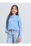 Teen Girls Embroidered Collar Top