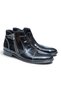 BLACK PATENT LEATHER, BLACK, LACELESS, GENUINE LEATHER MEN'S PATENT LEATHER BOOTS
