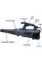 BN-HK301 4200W Electric Air Blower 6-Speed Variable Control - 2