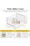 X-Large Shoe Storage Boxes Organizers Clear Plastic Stackable 12 Pack, Shoe Rack & Holder Substitute - 3