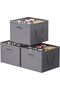 Shoe Storage Organizer for Closet, Holder Box, 3 Pack, Gray