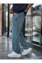 Blue Acid-Wash Baggy Jeans GJ- - 6