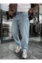 Blue Washed Basic Baggy Jeans C-6587/6241 - 3