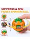 2PCS 3D Printed Stress Relief Toy, Rotating Press-To-Spin Motion - 2