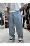 Ice Blue Skater-Fit Washed Jeans WE-2834 - 2