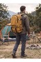 Luxury Canvas Hiking Mat with Tie-Detail and Bellows, Travel Hiking Bag - 3
