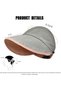 Women Sun Visor,Double-Sided Ponytail Wide Brim Hat - 4