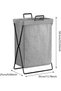Laundry Hamper Basket, Waterproof Foldable Collapsible Laundry Basket with Handles, Large Capacity D - 6