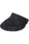 Women's Straw Sun Visor, Wide Brim Roll-up Foldable Beach Hat