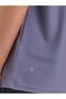 Purple Logo Back Side Reflective Detail Short Sleeve Top - 3