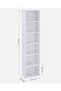 Library, Talis, Transparent-White, 40x24x178.5 cm - 5