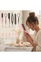 Women's 6-Piece Professional Bun Styling Set with Combs (Volume & Crepe) - 2