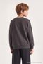Anthracite Girls'/Boys' Basic Soft Touch Knit Crew Neck Long-Sleeve Sweatshirt TKDAW27SW00113 - 3