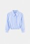 Blue Girl Child Long Sleeve Shirt Tkdaw27Go00018