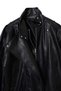 Black*001 Oversized Faux Leather Bomber Jacket with Stand-Up Collar Twoaw27Mo00042 - 2
