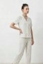 V-Neck Closure Rubber Snow White Pajama Set - 3