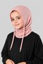 Powder Young Lace-Up Plush Balaclava with Neck Warmer, Jacquard Plain 2327_06 - 3