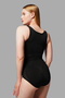 Thick Strap Agrafla Body Slip 9064 Black - 4