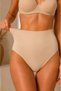 Women's High Elastic Beige Panties - 3