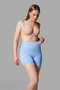 Push up Seamless Butt Shaper Short Legged Corset 2064 Blue - 7