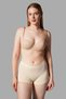 Women's Boxer Gathering and Shaping Non-Marking Seamless Knitted Boxer 2001 Beige - 2