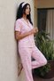 Viscose Blend Homewear Pink Pajama Set - 6