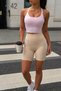 Women's Seamless Seasonless Plain Patterned Skin Corset - 2
