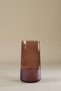 Matte Set of 4 Soft Drink Glasses Brown 520 Cc - 4