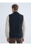 I Normal Fit Stand Collar Men's Knitwear Vest from Freezen Store - 5