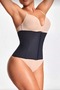 Karin Corrective Tightening Sandwatch Look Latex Corset 4423 Black - 4