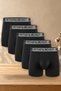 Men's Long Leg Boxer Briefs, 5-Pack, Stretch Fabric Cotton, Breathable – Yoris