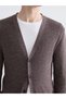 I Normal Kalıp V Dikim Men's Knitwear Cardigan from Freezen Store - 4