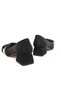 Mila Black Satin with Bow Detail (4 cm) Pointed Toe Heeled Shoes - 4