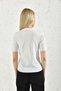 White Front Print Detailed T-Shirt - 2