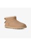 Ultra Mini Bailey Bow Women's Cream Color Boots - 2