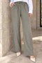 Elastic Waist Tencel Fabric Hijab Pants - 4