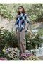 Square Patterned Scarf Shoulder Shawl 140X140 cm - 4