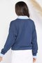 Women's Shirt Garnished Sweatshirt - 4