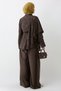 Ethnic Patterned Tunic Bitter Brown Set - 4