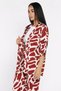 Women's Patterned Kimono Pants Double Set - 2