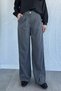 Pleated Belt Accessory Hijab Fabric Pants - 3