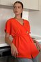 Double-Breasted Collar Waist Tie Sleeveless Jacket - 2